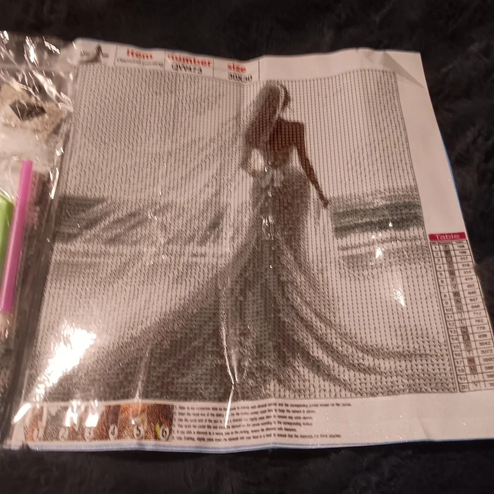 Elegant Bride Diamond Painting Kit 30x30